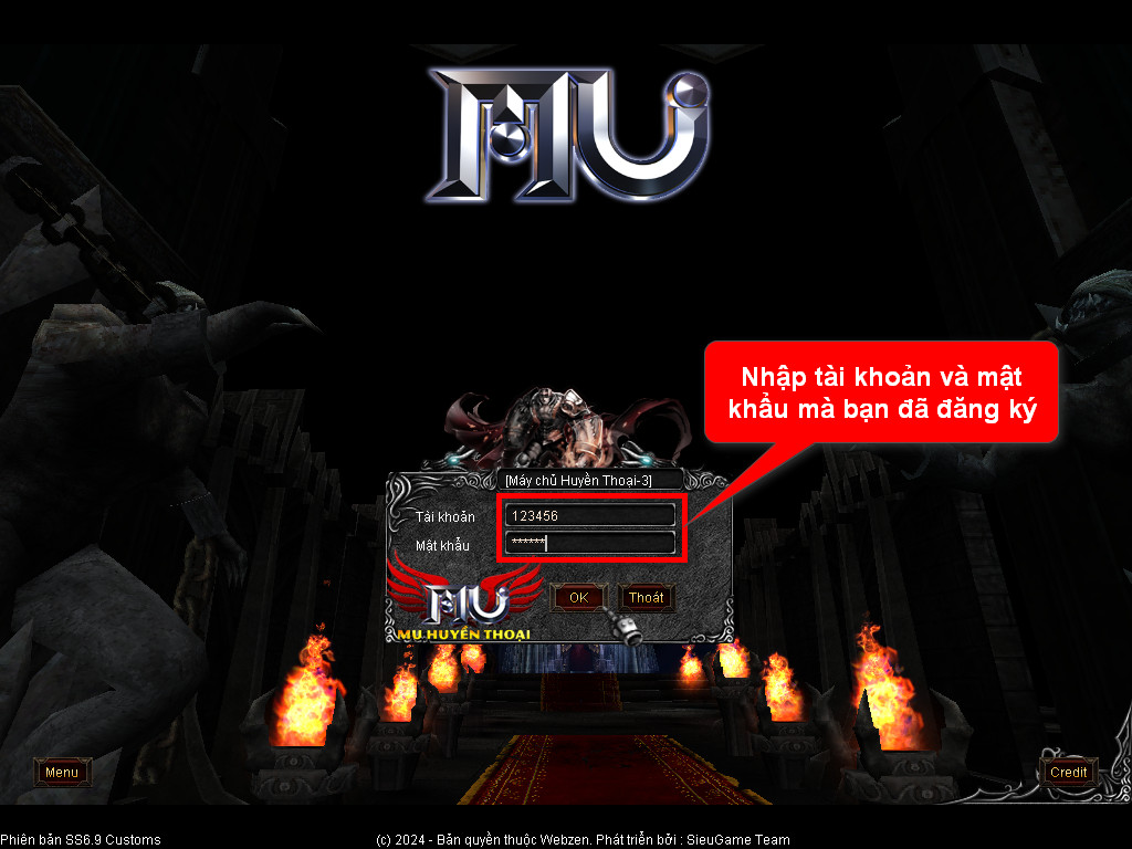 Chức năng chính của Game MU Chiến Thắng